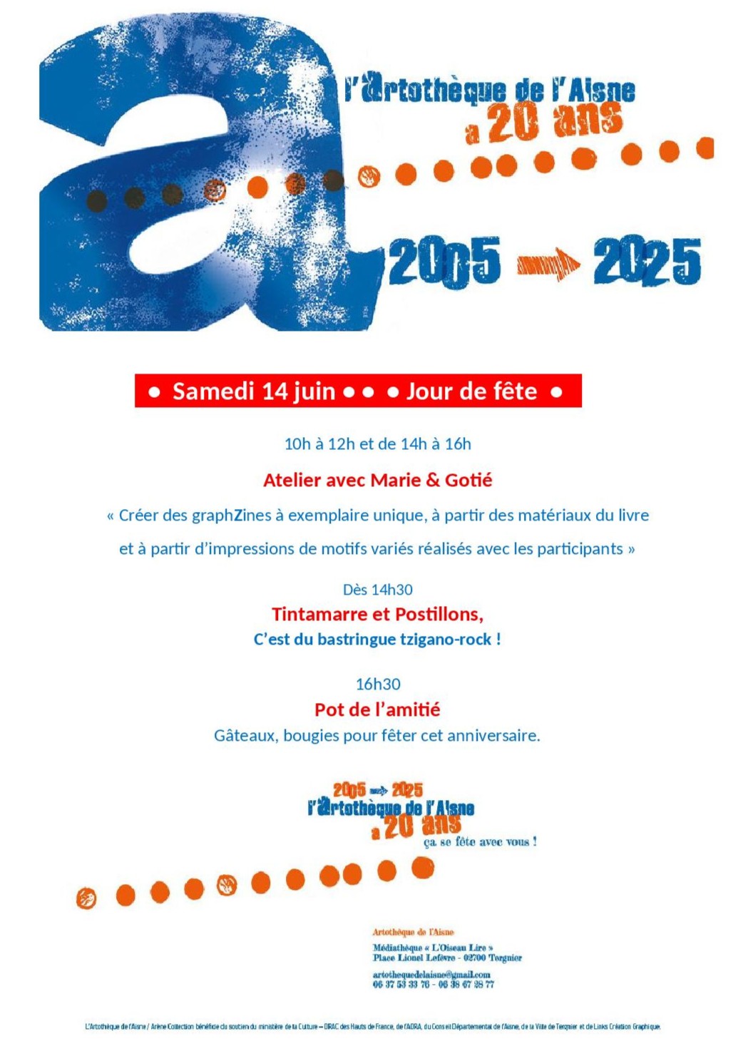 20 ans Artothèque 14 juin 2025 EDIT